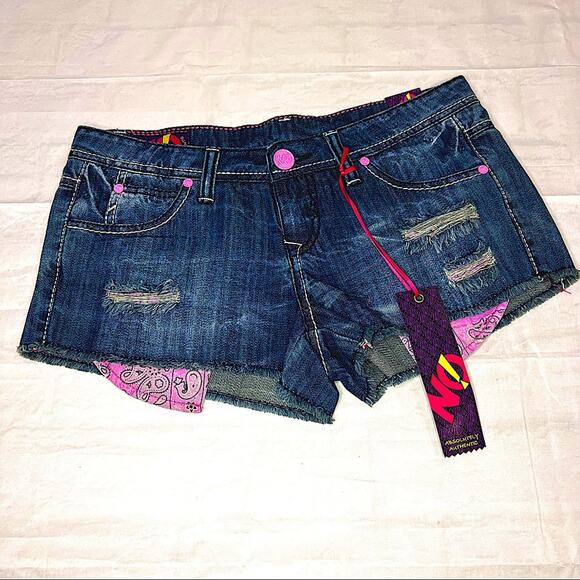 No! Jeans Shorts NWT 7 - Picture 1 of 4